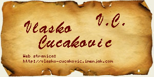 Vlaško Čučaković vizit kartica